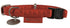 Macleather Halsband Rood 35-50X2 CM
