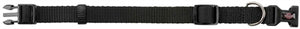 Trixie Halsband Hond Premium Zwart 25-40X1,5 Cm