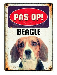 Plenty Gifts Waakbord Blik Beagle 15X21 CM