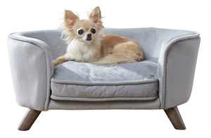 Enchanted Pet Enchanted Hondenmand / Sofa Romy Grijs 67,5X40,5X30,5 CM
