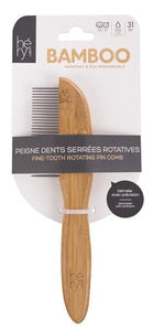 Hery Labo Kam Fijn Met Roterende Tanden Bamboe 31 TANDEN