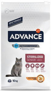 Advance Cat Sterilized Sensitive Senior 10+ 10 Kg