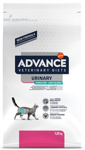 Advance Veterinary Diet Cat Urinary Sterilized Minder Calorieën 1,25 Kg