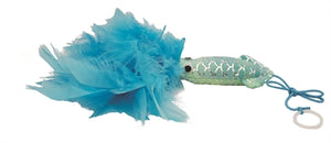 Cat 'N' Caboodle Happy Pet Mermaid Inktvis Met Veren Blauw 26X11X3CM