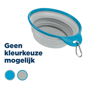 Trixie Voerbak / Drinkbak Reis Stevige Rand Siliconen Assorti 1 Ltr 18 Cm