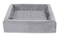 Bia Bed Royal Fluweel Hoes Voor Hondenmand Grijs Bia-50 60X50X12 Cm