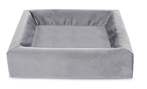 Bia Bed Royal Fluweel Hoes Voor Hondenmand Grijs BIA-50 60X50X12 CM