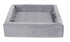 Bia Bed Royal Fluweel Hoes Voor Hondenmand Grijs Bia-50 60X50X12 Cm