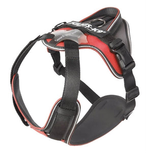Julius K9 Idc Hondentuig Longwalk Rood / Grijs XXL 70-96 CM 25-36 KG