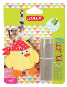 Zolux Piraat Eend Met Catnip Geel 6X1X7 CM