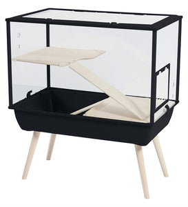 Zolux Knaagdierkooi Nevo Palace Plexiglas Zwart 78X48X87,5 CM