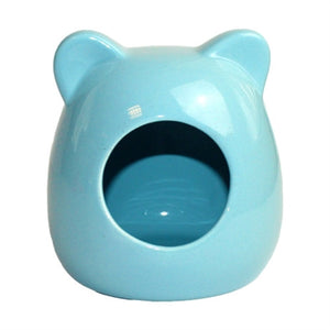 Happy Pet Knaagdierhuisje Hamster Keramiek Blauw 12X12X13 CM