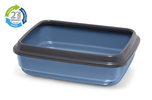 Imac Kattenbak Jerry 2Nd Life Gerecycled Blauw 50X40X14,5 CM