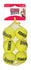 Kong Squeakair Tennisbal Geel Met Piep  MEDIUM 6,5 CM 6 ST