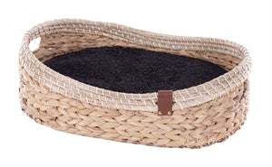 Martin Hondenmand Hanoi Couffin Gevlochten Waterhyacint 47X35X14 CM