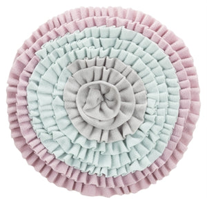 Trixie Junior Snuffelmat Zacht Roze / Mintgroen / Grijs 38X38 Cm