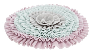 Trixie Junior Snuffelmat Zacht Roze / Mintgroen / Grijs 38X38 Cm