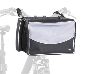 Trixie Fietsmand Voor Aan Stuur Nylon Zwart / Grijs 41X26X26 Cm