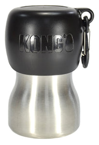 Kong H2O Drinkfles Rvs Zwart 280 ML