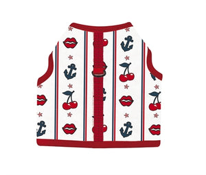 Croci Hondentuig Slot Print Wit / Rood 36-41 CM