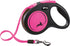 Flexi Rollijn New Classic Neon Tape Zwart / Roze M 5 Mtr Tot 25 Kg