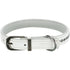 Trixie Halsband Hond Active Comfort Met Strass Steentjes Leer Wit 20-24X1,2 CM