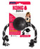Kong Extreme Bal Met Touw Zwart / Wit 7,5X7,5X7,5 CM