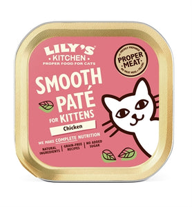Lily's Kitchen Cat Kitten Smooth Pate Chicken 19X85 Gr