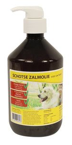 Utopia Diertotaal Zalmolie Naturel Met Pompje 500 ML