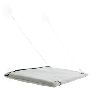 Trixie Kattenmand Hangmat Raam Velours Grijs 50X30 Cm
