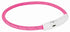 Trixie Halsband Hond Flash Lichthalsband Usb Tpu / Nylon Roze 35X0,7 CM