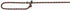 Trixie Hondenriem Mountain Rope Retriever Zwart / Oranje 170X0,8 CM