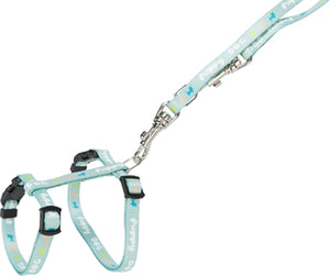 Trixie Junior Puppytuig Met Riem Mintgroen 23-34X0,8 CM  / 2 MTR