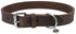 Trixie Halsband Hond Rustic Vetleer Donkerbruin 57-66X3 CM