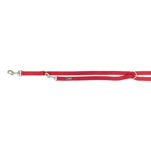 Trixie Hondenriem Premium Verstelbaar Tweelaags Rood 200X1,5 Cm