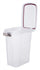 Trixie Voerton Luchtdicht Afsluitbaar Kunststof Transparant Wit / Wit 15 Ltr 22X34X41,5 Cm