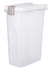 Trixie Voerton Luchtdicht Afsluitbaar Kunststof Transparant Wit / Wit 25 Ltr 23X39X51 Cm