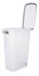 Trixie Voerton Luchtdicht Afsluitbaar Kunststof Transparant Wit / Wit 40 Ltr 26,5X44,5X61,5 Cm