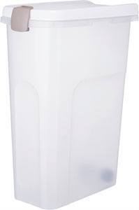 Trixie Voerton Luchtdicht Afsluitbaar Kunststof Transparant Wit / Wit 40 Ltr 26,5X44,5X61,5 Cm