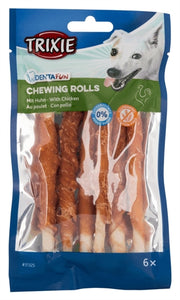 Trixie Denta Fun Chicken Chewing Rolls 70 GR 12 CM