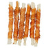 Trixie Denta Fun Chicken Chewing Rolls 70 Gr 12 Cm