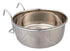 Trixie Voerbak Met Houder Om Op Te Hangen Rvs 900 Ml 14 Cm