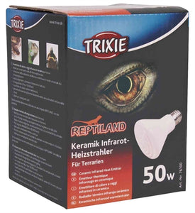 Trixie Reptiland Keramische Infrarood Warmtestraler 7,5X7,5X10 Cm 50 Watt