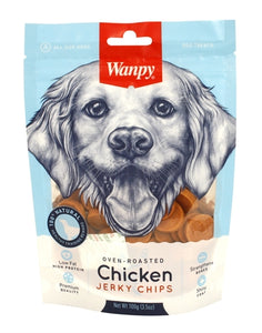 Wanpy Oven-Roasted Chicken Jerky Chips 100 Gr