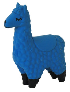 Martin Latex Lama Fluoriserend Blauw / Paars Assorti 14 CM