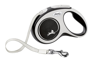 Flexi Rollijn New Comfort Tape Zwart S 5 MTR