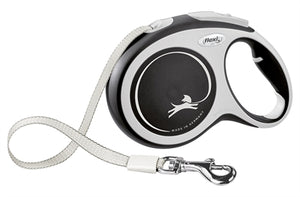 Flexi Rollijn New Comfort Tape Zwart L 8 MTR