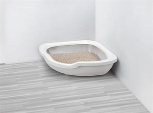 Imac Hoek Kattenbak Fred Lichtgrijs 51X51X15,5 CM