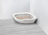 Imac Hoek Kattenbak Fred Lichtgrijs 51X51X15,5 CM