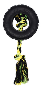 Happy Pet Grrrelli Tyre Tugger Zwart / Groen 26X9,5X4 CM